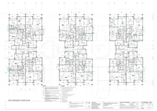 1
2
3
4
5
6
7
8
9
10
11
QPNMLKJHGFEDCBA
Ceiling heights shown as height above finished floor level.
All ceilings set and painted plasterboard, unless noted
otherwise. Use water resistant board in bathrooms and
laundries.
Generally lights are to be centred between walls and equally
spaced.
All light switches to be mounted at 1400 above floor level,
unless noted otherwise.
All GPO’s are to be mounted at 150 above floor level, unless
noted otherwise.
In addition to GPO’s shown, provide power for:
• an electric oven; and
• dishwasher in each kitchen - refer to Kitchen dwg’s; and
• Hot water system.
All ceilings (combination of slab with plasterboard or set
ceilings) are to provide a sound separation rating of Rw 50
between apartments. Installation to allow adequate insulation
to meet requirement.
Essential services fittings not shown on this plan.
Refer consultant’s documents.
Note 1
Note 2
Note 3
Note 4
Note 5
Note 6
Note 7
NOTES
a
X
B
F
w
C
Recessed low voltage long life down light,2x13 watt PLC
Ceiling mounted Flat Square Oyster,2x11 watt.
Recessed low voltage down light ,1x50 watt.
Recessed low voltage down light ,2x50 watt.
Wall mounted Afterdusk Square.
Light switch- One way.
Light switch- Two way.
LV Recessed joinery lights (refer to Kitchen layouts).
FLUR lights (refer to bathroom layouts).
Automatic Timer Switch.
2 layers of 13mm gyprock
Eggcrate Grille
Ceiling Access Panel
Drop Beams In Ceiling
Exhaust Flexi Ducts
X2
A
P
A
LEGEND
F
F
F
AC
F
F
F
AC
AC
F
AC
AC
F
AC
RCP GROUND FLOOR PLAN
RCP GROUND FL PLAN
A300
0 1 2 3 4 5M
AC
AC
AC
F
F
F
F
F
F
F
F
F
F
F
F
AC
AC
AC
AC
AC
AC
AC
AC
AC
AC
AC
AC
F
DP
DP
DP DP
DPDP
DP
DP
DP
DP
DP DP
DP DP
DP
DP
DP
DP
DP
DP
DP
DP
DP
BB
BTH
2400
w
w
w
X2
w
w
X
w
B
B
B
F
F
EQ
500500
F
400
F
825
EQEQ
XXX2
C
F
500
1425
10351035
750
F
F
F
EQEQ
EQ
F
F
1250
725
400
745
600
500
B
B
EQEQ
EQEQ
EQEQ
15001425
EQEQ
2010
1270
1270
B
EQ
600
EQ
1500
EQ EQ
EQEQ
400
600890890
EQEQ
EQEQ
EQEQ
EQEQ
EQ EQ
500
EQ
B
F
F
EQEQ
EQEQ
1000
2300
C
C
EQEQ
F
800
D
D
BAL BAL
F
C01
C04
BTH
2400
ES
2400
ES
2400
L
2700 L
2700
B1
2700
B1
2700
WIR
2400
BTH
2400
K
2400
K
2400
E
2400
B2
2700
2400
2400
B3
2700
EQEQ
EQEQ
LDY
B
F
E
2400
EQ EQ
EQEQ
1500
400
1000800
EQ EQ
400
F
LDY
2400
B2
2700B3
2700
F
F
B
B
B2
2700
B3
2700 EQEQ
EQEQ
EQEQ
EQEQ
B
F
F
E
2400
B2
2700
2400
F
EQ EQ
EQEQ
EQEQ
1280
EQEQ
EQEQ
3020
EQ EQ
B
B
F F
w
w
X
BTH
2400
B1
2700
B3
2700
2400
BAL
BAL
EQEQ
EQEQ
EQEQ
EQEQ
1000
EQEQ
EQEQ
F
F
F
F
LDY
2400
ES
2400
E
2400
2400
EQEQ
EQEQ
1000
0
LDY
2400
BTH
2400
D
BAL
C02
L
2700 K
2400
1500
EQEQ
D
BAL
B B
C03L
2700
K
2400
BAL
ES
2400
B1
2700
2400
EQEQ
EQEQ
EQEQ
B
X2X2
X
X
X2
F
X
X
X
w
ww
X
X
X
LIFT
FIRE
STAIR
ELECFHR
CTY CTY
C
C
C
XX
EQEQ
15001500
X2
EQEQ
C
B
X w
w
600
750
F
F
400
EQEQ
EQEQ
F
F
400
FF
800 800
X
XXXX
B
B
14001400
C
400
600925925
C
C
11651165600
355
F
400
EQEQ
EQEQ
EQEQ
F
F
F
400
EQ EQ
EQEQ
X
X
X
X
X
X
X
X
X
X
X
X
X
X
X2
X X
F
B B
B
F
F
F
C
B
F
B
B
B
F
F
F
F
B
B
BB
C
F
F
B
F
B
B
B
F
F
F
B
B
B
B
B
B
C
C
B
B
B
F
F F
F
F
F
B
F
F
B
F
F
B
B
CC
F
B
B
B
F
B
B
B
F F
F
F
B
B
F
B
B
B
C
F
F
F
F
F F
F
F
B
F
FF
F
B
B
B
F
w
w
w
w
X
X2
X2
X
X
w
X
X
X X2 X2
X
X
X
X
X
X
X2 X2
X
X
F
X
F
F
B
B
B
X2XXX
X
F
X
X
X
X2
w
X
w
w
X
X
w
ww
w
X
ww
X2
w
w
X2
X
X
X
X2
X
X
X
X
X2
X
X
X2
X
X
X
X
X
X
X2
X2
X
X
XX
X
XX
X
X
X
X2
X2
X
F
X
X
F
X2
F
X
X
X
X
X
X2
F
X2
X
w
X
EQ EQ
EQEQ
EQEQ
EQ EQ
EQ EQ
EQEQ
1150
EQEQ
EQEQ
EQ EQ
1950
EQEQ
EQ EQ
EQEQ
1250
460
310
EQEQ
EQEQ
EQEQ
1000
EQ EQ
EQEQ
EQ EQ
EQEQ
EQEQ
EQEQ
EQ EQ
EQEQ
10002820
1500
EQ EQ
EQEQ
EQEQ
EQ EQ
EQEQ
1000
EQ EQ
EQEQ
EQEQ
400400
EQ EQ
EQEQ
EQ EQ
12701270
EQ
1500
EQEQ
EQ EQ
EQEQ
EQEQ
EQEQ
1500
1000
2400
EQ EQ
EQEQ
EQEQ
EQ EQ
4001500
EQ
12701270
EQEQ
EQEQ
EQ EQ
EQEQ
EQ EQ
EQEQ
EQEQ
EQ EQ
EQ EQ
EQEQ
EQEQ
EQ EQ
EQ EQ
EQEQ
EQ EQ
EQEQ
EQEQ
EQ EQ
EQ EQ
EQEQ
CTYCTY
LIFT
FIRE
STAIR
ELECFHR
BLOCK B
BAL
B01
B04
B2
2700
B2
2700
D
D
BAL
BAL
B1
2700
2400
WIR
2400
B3
2700
E
2400
LDY
2400
LDY
2400
BTH
2400
BTH
2400
ES
2400
ES
2400
L
2700
L
2700
B1
2700
K
2400
K
2400
E
2400
B2
2700
2400
B3
2700
BAL
B02
B03
LDY
2400 E
2400
E
2400
LDY
2400
D
D
BAL
2400
BTH
2400
ES
2400
L
2700
L
2700
B1
2700
B1
2700
K
2400
K
2400
B2
2700
2400
B3
2700
B3
2700
2400
2400
ES
2400
CTYCTY
CTY
CTY
w
w
w
EQ
XXX X
C
C
C
600890890
400
F
800 800
X
0
775
EQ EQ
F
F
EQEQ
400
F
F
X
EQ EQ
EQEQ
400
XXX2
EQEQ
16001345
C C
600 1045 1045
X
300
F
X
500
550
EQ EQ
EQEQ
F
1600
1145
X
EQ EQ
590
F
F
400
1000800
EQEQ
F
F
EQ EQ
745
400
w X
C
C
C
XX
1500
X2
400
60011501150
X
w
w
X
EQEQ
F
400
EQEQ
EQEQ
F
F
400
X2
X2
LDY
D
D
D
CTY
BLOCK A
CTY
BAL BAL
BAL
BAL
A01
A05
A06
B
2700
L
2700
BTH
2400
K
2400
ES
2400
BTH
2400
BTH
2400
L
2700
L
2700
WIR
2400
B1
2700
K
2400
K
2400
B
2700
E
2400
E
2400
E
2400
B3
2700
B2
2700
ELECFHR
LDY
LIFT
FIRE
STAIR
D
D
D
CTY CTY
BAL BAL
BAL
A02
A03
A04
E
2400
LDY
2400
BTH
2400
ES
2400
L
2700
L
2700
B
2700
B
2700
B1
2700
K
2400
K
2400
K
2400
L
2700
2400
2400
2400
E
2400
E
2400
B3
2700
B2
2700
LDY
LDY
BTH
2400
BTH
2400
EQEQ
EQEQ
400
XXX2
FC CC
X
F
LDY
X
EQ EQ
12701000
675
EQEQ
620 1000 1000 1190 500
EQEQ
1330
EQEQ
EQEQ
EQEQ
EQ EQ
EQEQ
EQEQ
EQEQ
400
CC
X2
600
735
EQEQ
EQ EQ
400
400
F
X
800 800
CTY
CTY
EQ
EQEQ
EQ
C
C
890890600
X
X w
w
F
F
X2XXX
X2
EQ EQ
1000 1000
1895
EQ EQ
1075
1355 400
1075
EQ
EQ EQ
EQ
F
X2
F
F400400
EQEQ
825
EQ EQ
400
C
F
X
EQ EQ
13751560765
F
F
500
1560
X2XXX
EQEQ
835
720
EQ EQ
1000EQEQ
XXX
EQEQ
EQEQ
F
F
EQ EQ
1000800
400 60014501450
X2
X2 XXX
C
61511501150
1500 400
X
EQEQ
14001400
EQ EQ
1000
1500
EQEQ
EQEQ
1000
F
F
400
X2
EQ EQ
EQEQ
EQEQ
EQ EQ
F
400
X2
B
X2
CC
XXX
EQEQ
10001000
1200 1200
EQEQ
EQ EQ
980
1000
1780
400
1210
385
F
400
EQEQ
EQ EQ
C CC
EQEQ
10001000
600
X
1355
1795
1760
XX
590
800
485
1185
2400
F
800
X
CC
C
BLOCK C
A
20701280
A
EQ EQ
EQ EQ
a
A
EQEQ
A
1200
A
EQEQ
EQEQ
a
A
EQ EQ
EQ
a
A
1200
EQ EQ
A
EQ EQ
1255
A
A
EQEQ
EQ
A
EQEQ
A
10501905
2400
600EQEQ
2400
24002400
2400
600
2400
2400
24002400
A
1995
EQEQ
A A
a
1200 1795
a
AA
a
10701745
24252425
2400
2400
2400
2400
2400
a
a
a
X
F
2700
27002700
B
EQEQ
F
835 F
935935
F
835 835
EQEQ
790
EQ
820
EQ
830
835
F
835 835
790
F
835835
790
F
F
EQEQ 935935
825
F
EQ EQ
900900
825
2400
2400
2400
A 27.04.06 Issued for Construction.
09.01.07
E
C 30.06.06 Exhaust ducts relocated.
B 13.06.06 Amended Bulkheads, Pelmets, Updated
walls & columns & revised service ducts
Bathroom, Ensuite & Ldry Exhaust
location shown in green dashed line.
DP
230470230230
230230
230230
350
230
470
230
230
230
230
230
230230
120
230
230
350
4090
2304090470230
230
230
230
110
110
230110
110
230
110110
110110
110
230230
590110230
230230
Check Pipes
2 grills above
each other(cut
flange)
830
D 12.12.06 Exhaust ducts revised and new
Kitchen Exhausts Added
A
P
A
P
A
P
A
P
A
P
A
P
A
P
A
P
A
P
A
P
A
P
A
P
A
P
A
P
A
P
A
P
A
P
A
P
A
P
A
P
A
P
A
P
A
P
A
P
A
P
A
P
A
P
A
P
A
P
A
P
A
P
A
P
A
P
A
P
A
P
A
P
A
P
E 09.01.07 Updated Access Panels & Returns
Midified Pelmets on Blocks A & C
Issue Date Amendments Job:
Proposed Residential Development
1-9 Woniora Avenue
Wahroonga
Figured dimensions to be taken in preference to scale. Verify all
dimensions on site (vos). Copyright for the information contained
herein remains the property of Owen & Gilsenan Architects.
Drawing :
Scale :
Drawing No. :
Drawn : MD
Owen & Gilsenan Architects
Client:
Woniora Avenue Pty Ltd
Suite 4.1 P : (02) 9212 2417
105 Kippax Street F : (02) 9212 2617
Surry Hills NSW 2010 E : codesign@tpg.com.au
Issue:
NOTES:
- 75mmx11Kg/m3 density glass wool insulation to all bathroom &
ensuite ceilings with pipework above.
- Lagging to all waste/stormwater pipes penetratingwalls.
Penetrations to be laged 100 min. either side with joints filled
with Bostik Fireban backing rod.
Date :
A1-1:100 A3-1:200
 