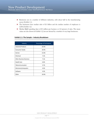 Process Development Metrics New Product Development Process Benchmarks And Performance Metrics ...