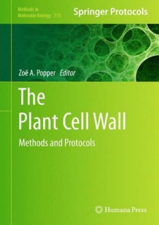 Cell Planting Method The Plant Cell Wall Methods And Protocols 1st Edition Anna Krknen | PDF