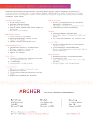 Archer Overview | PDF