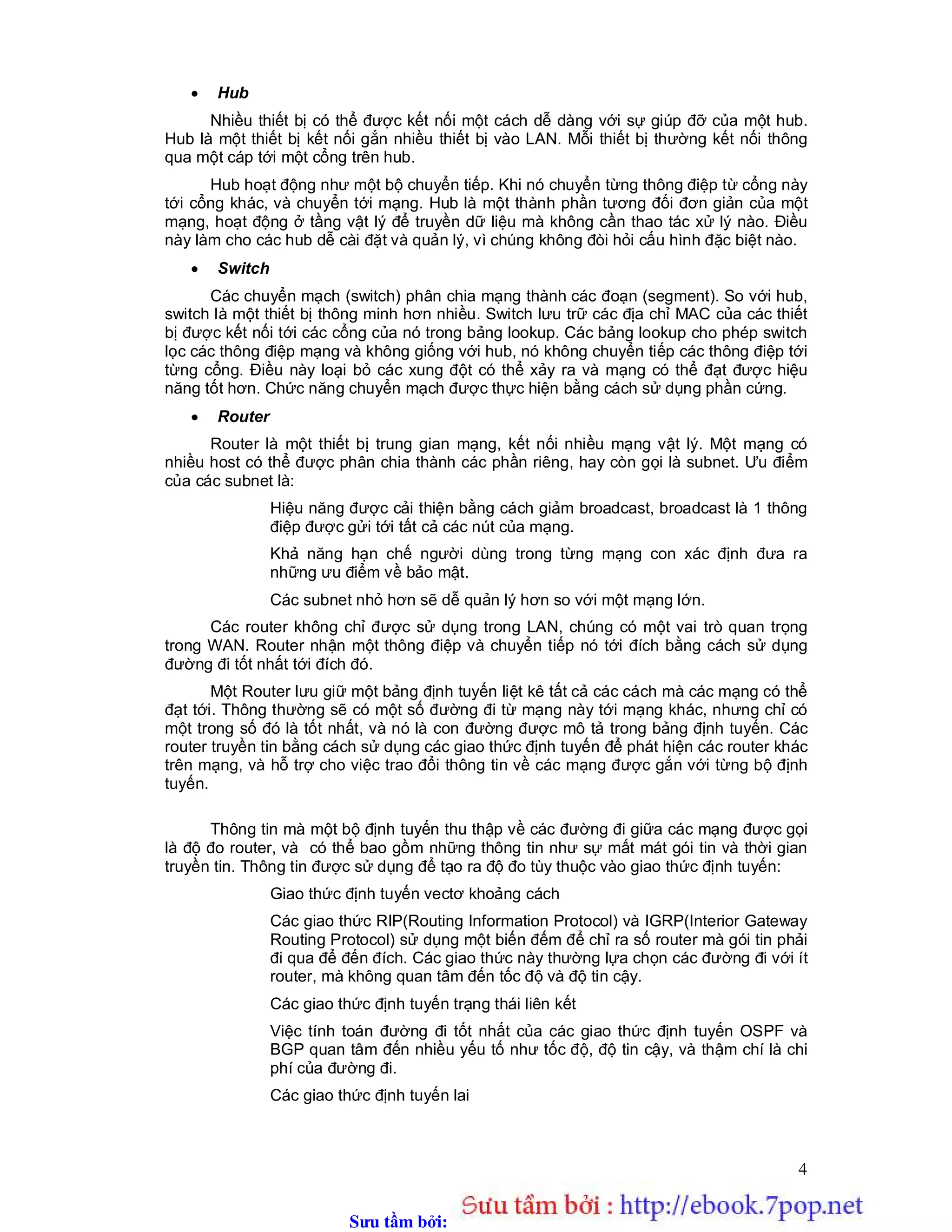 Sưu t m b i: www.daihoc.com.vn
23
Thông thường, trong một ngôn ngữ lập trình thường có hai cách truyền tham biến cho
một thủ tục: truyền theo tham trị và truyền theo tham chiếu.
 Truyền theo tham trị
Phương thức sẽ sao chép giá trị của một tham biến vào tham biến hình thức của thủ
tục. Vì vậy, những thay đổi đối với tham số thủ tục sẽ không ảnh hưởng tới tham số
thực sự.
class CallByValue
{ void test(int i,int j)
{
i*=2;
j*=2;
}
public static void main(String[] args)
{
CallByValue cbl=new CallByValue();
int a=10, b=30;
System.out.println("Gia tri a va b truoc khi goi phuong thuc:"+a+" "+b);
cbl.test(a,b);
System.out.println("Gia tri a va b truoc sau goi phuong thuc:"+a+" "+b);
}
}
C:MyJava>javac CallByValue.java
C:MyJava>java CallByValue
Gia tri a va b truoc khi goi phuong thuc:10 30
Gia tri a va b truoc sau goi phuong thuc:10 30
Tất cả các tham số đối với các phương thức Java là “gọi theo trị”. Nghĩa là, các giá trị
của các biến tham số trong một phương thức là các bản sao của các giá trị do người gọi
xác định.
Ví dụ:
class TruyenThamTri
{
public static void main(String[] args)
{
double one =1.0;
System.out.println("Truoc khi goi ham:one="+one);
 