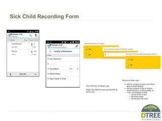 Sick Child Recording Form
 