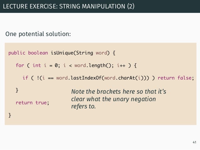 Programming in Java: Library Classes