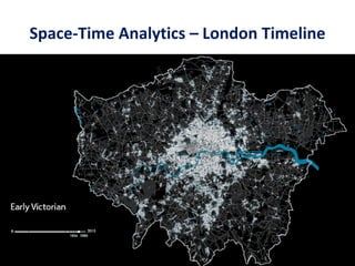 Space-Time Analytics – London Timeline
 