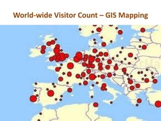 World-wide Visitor Count – GIS Mapping
 