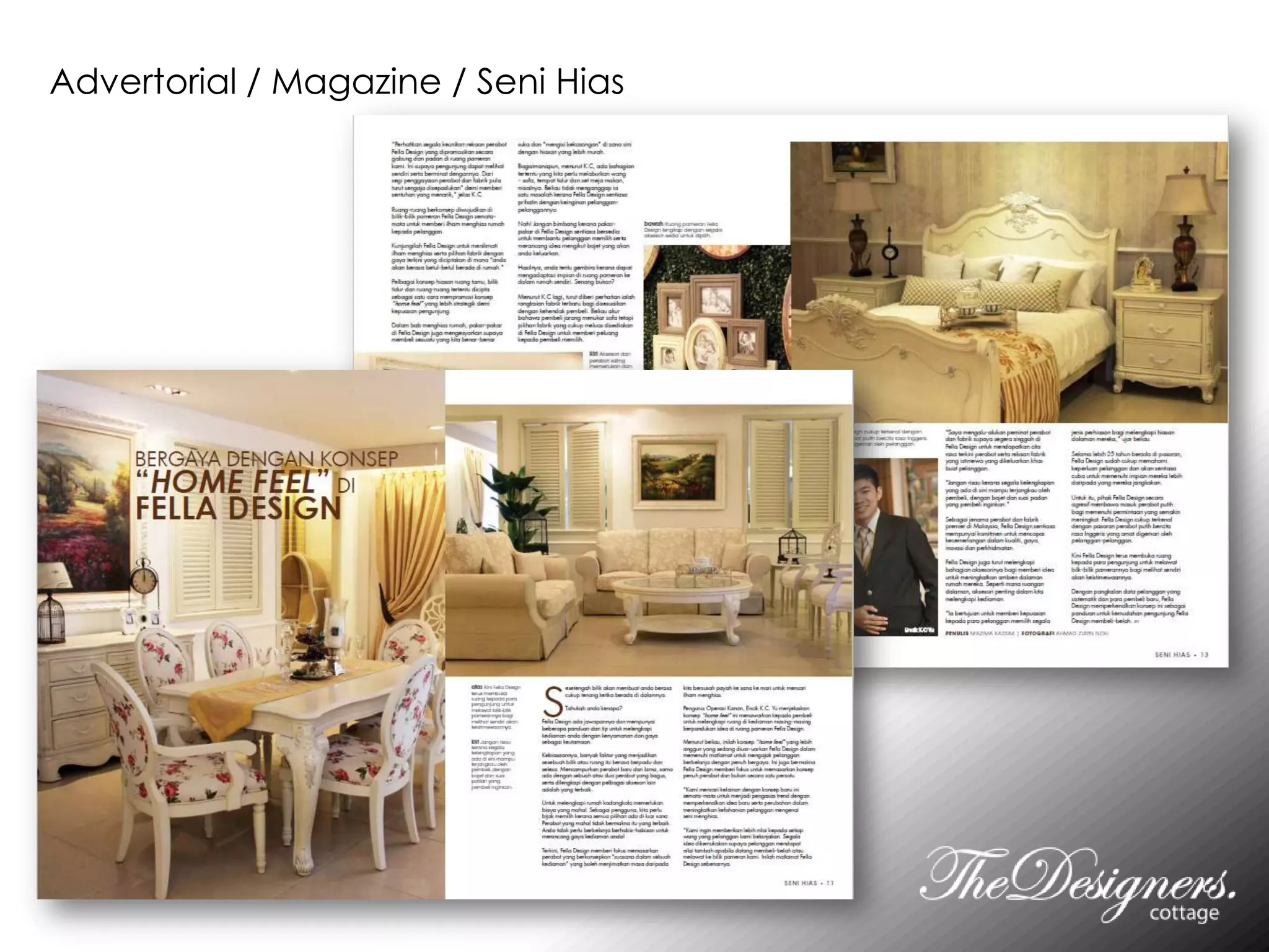 Advertorial / Magazine / Seni Hias
 