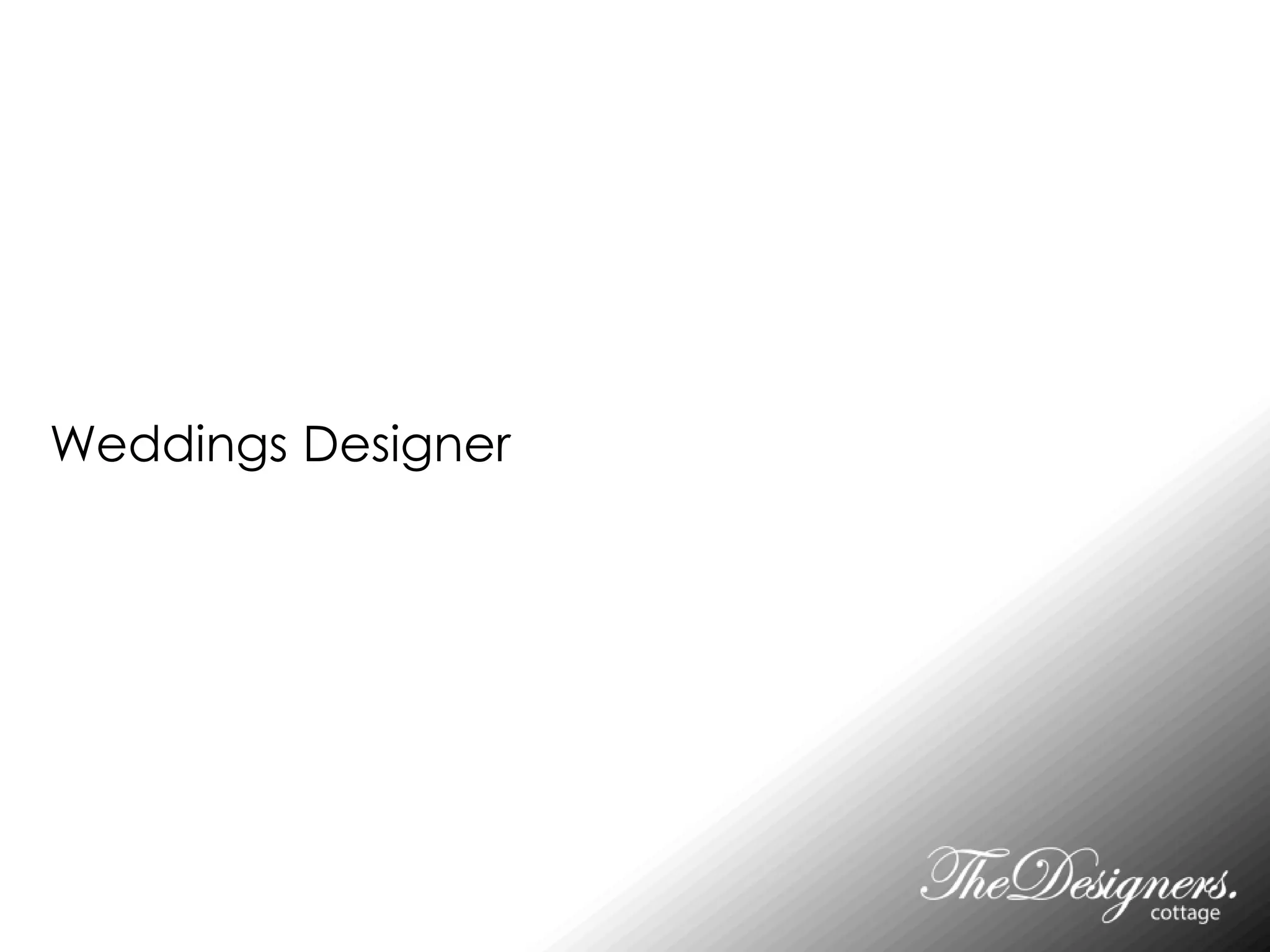 Weddings Designer
 
