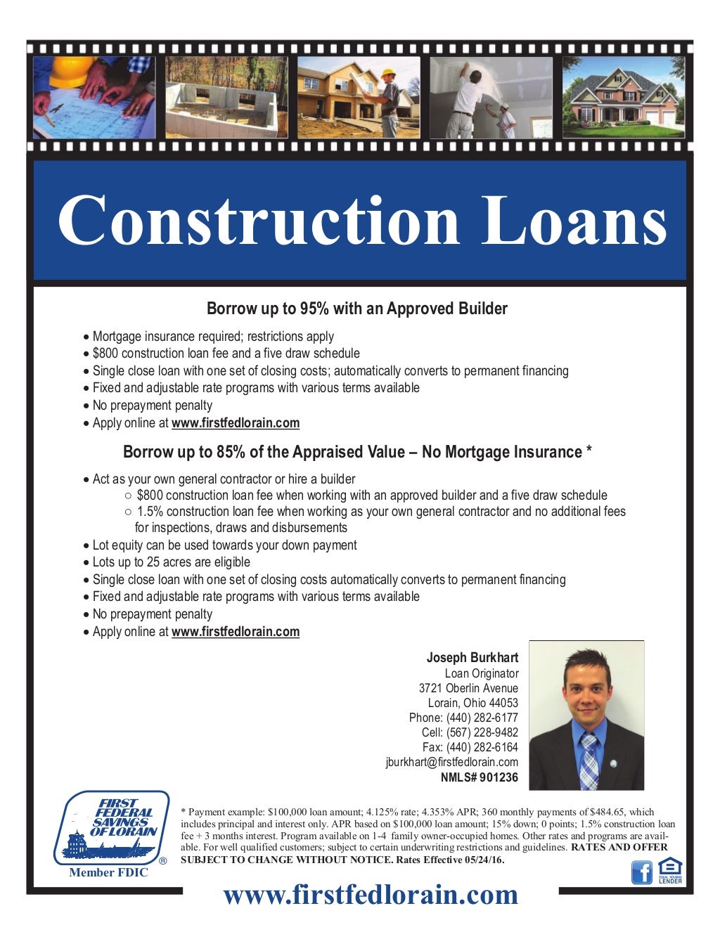 2016 Construction Loan Flyer Joseph