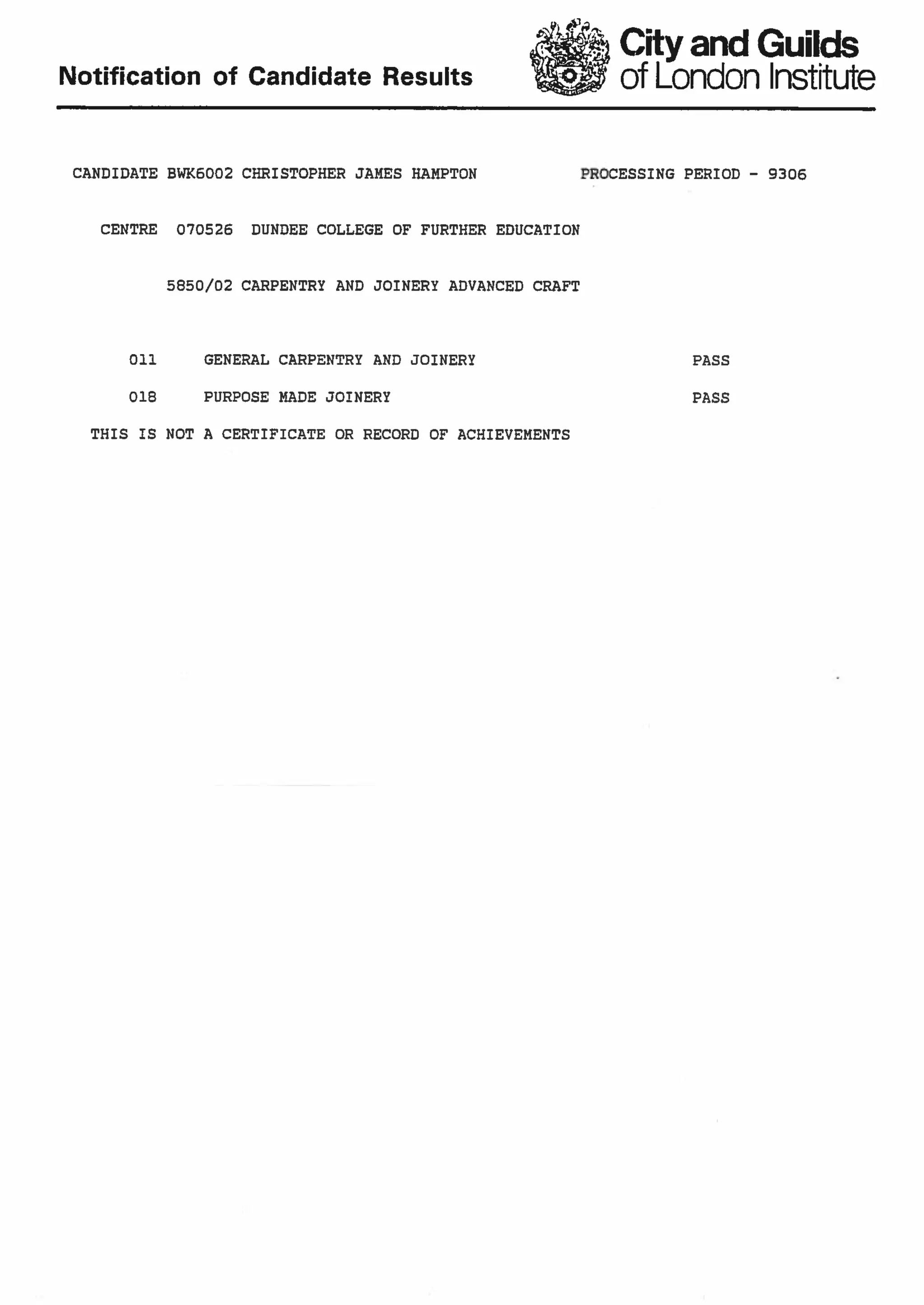 Scotvec Modules Breakdown | PDF