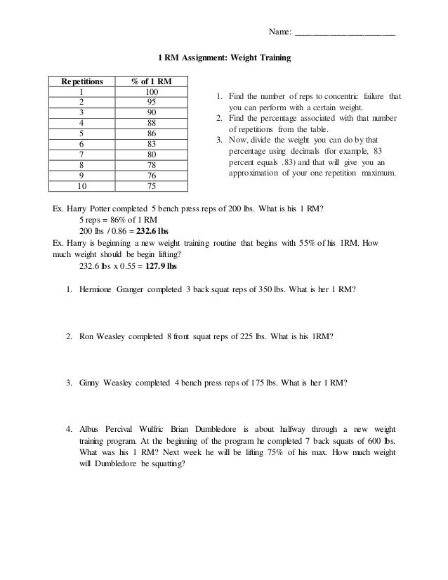 1 Rm Assignment