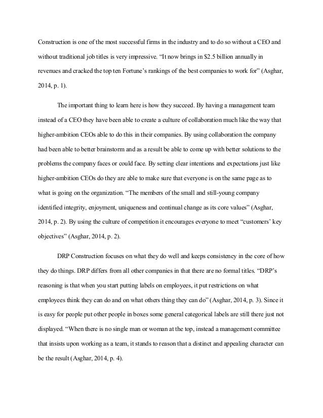 Ceo pay research paper
