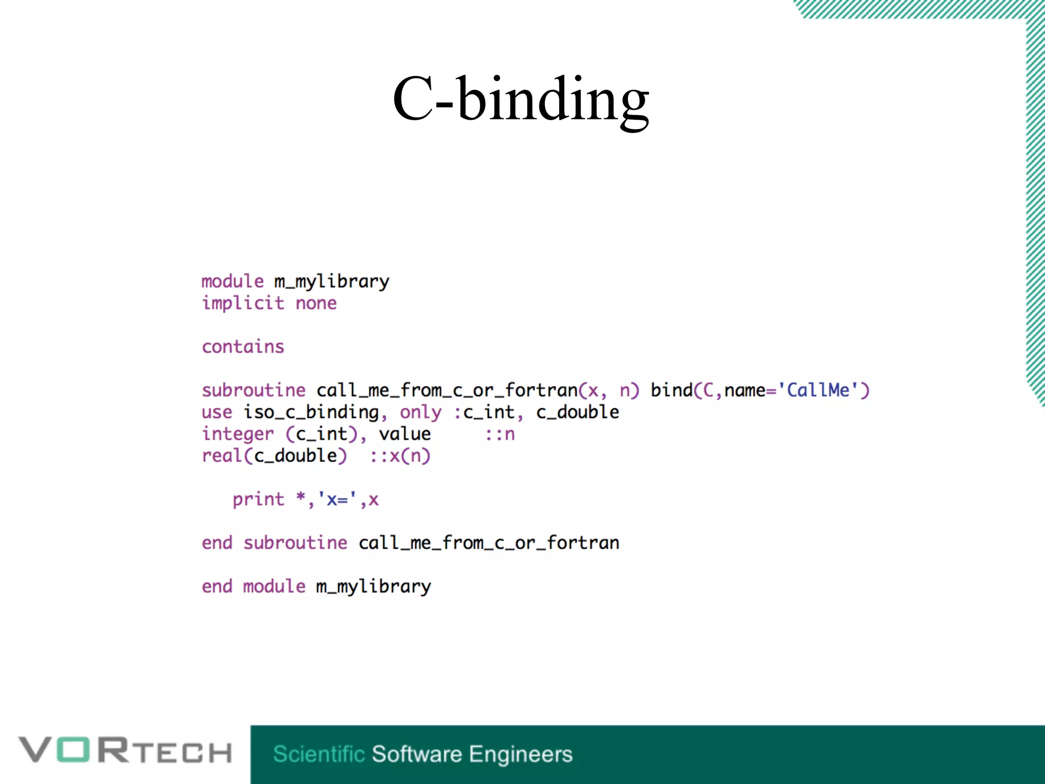 C-binding
 