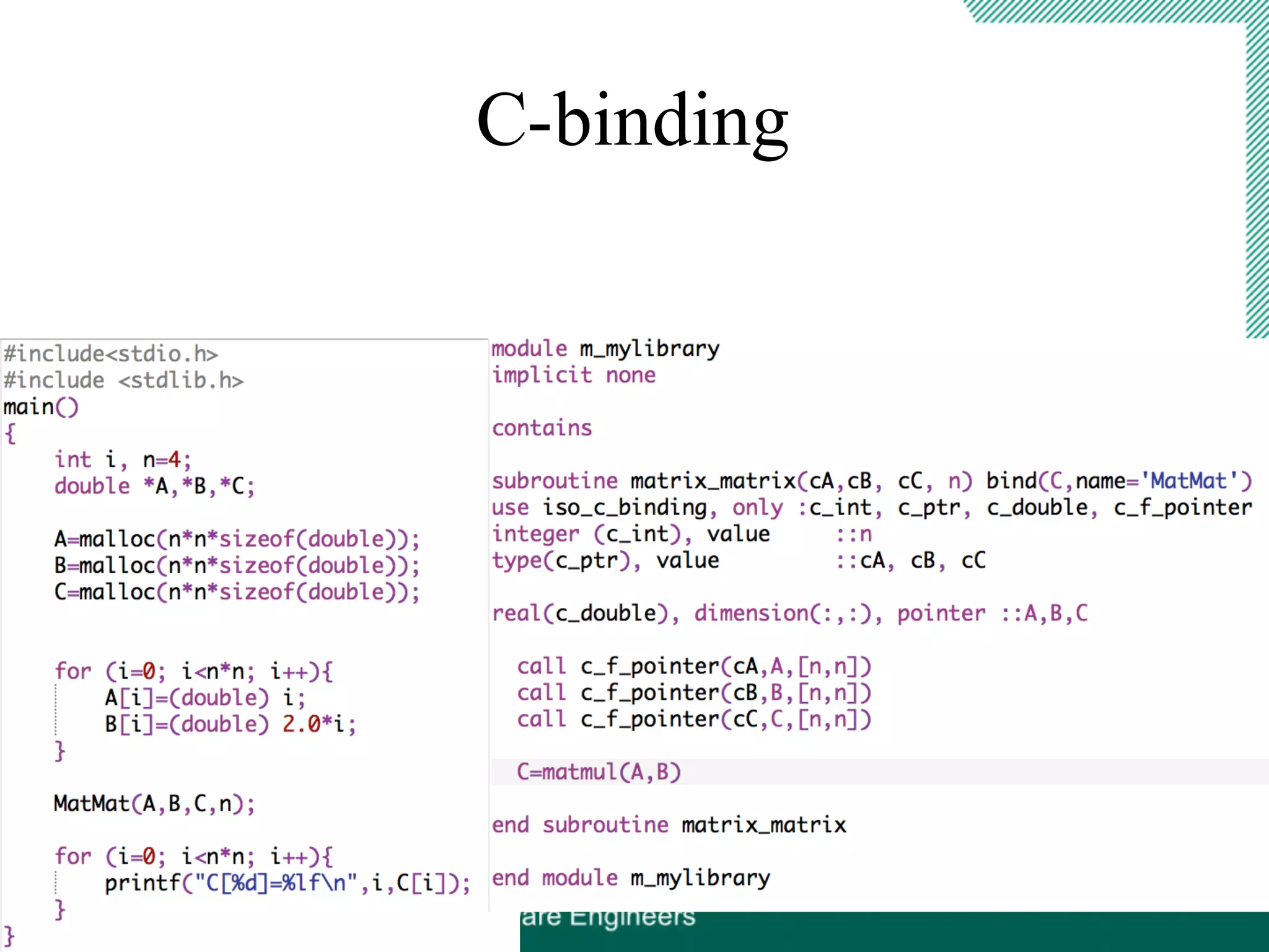 C-binding
 