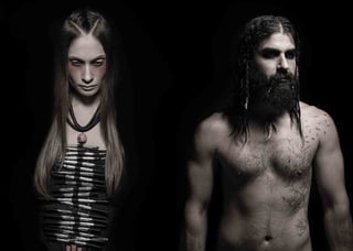 Δερμάτινο τοπ και κολιέ AFRODITI HERA.
 