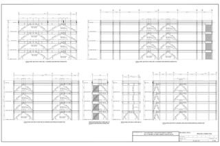 STRUCTURAL SECTION AT GRID LINE "1" SHOWING HSSP BRACING CONNECTION
Scale 1/8"=1'-0"
STRUCTURAL SECTION AT GRID LINE "A" SHOWING HSSP BRACING CONNECTION
Scale 1/8"=1'-0"
STRUCTURAL SECTION AT GRID LINE "M" SHOWING HSSP BRACING CONNECTION
Scale 1/8"=1'-0"
STRUCTURAL SECTION AT GRID LINE "15"
SHOWING HSSP BRACING CONNECTION
Scale 1/8"=1'-0"
STRUCTURAL SECTION AT DIAGONAL GRID LINE SHOWING BRACING CONNECTION
Scale 1/8"=1'-0"
STRUCTURAL SECTION AT GRID LINE "2"
Scale 1/8"=1'-0"
BRACING CONNECTION
S-1229th JUNE, 2014
 