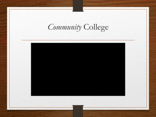 Community College
 