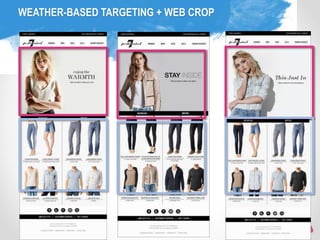 WEATHER-BASED TARGETING + WEB CROP
 