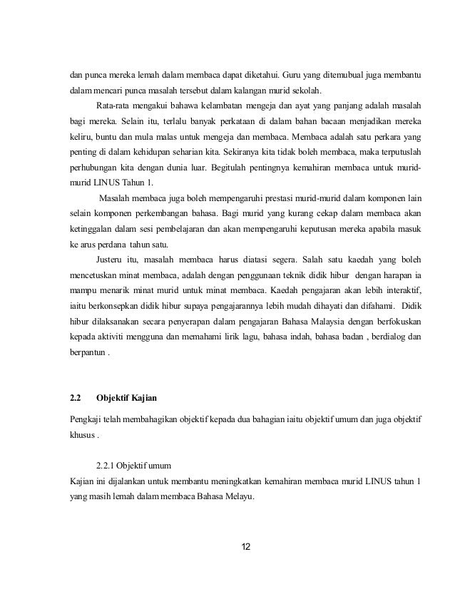 Proposal Kajian Tindakan Linus