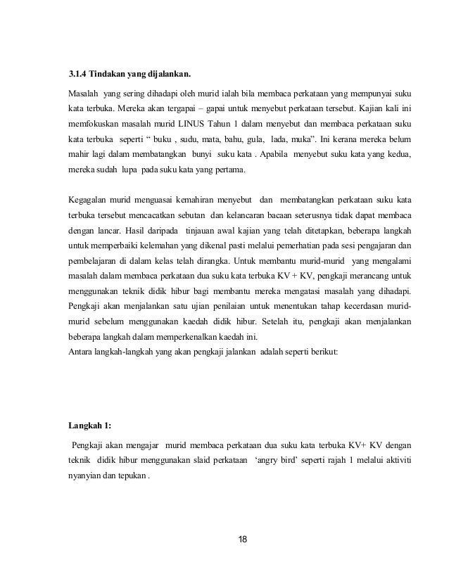 Proposal Kajian Tindakan Linus