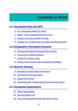 Comprehensive Guide to Geospatial Technologies and Applications | PDF