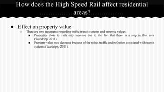 High Speed Rail Presentation | PDF