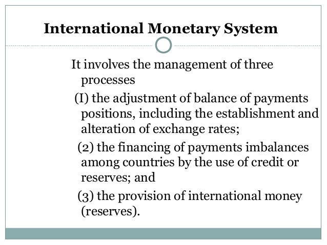 International currency market