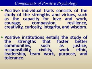 Introduction to Positive Psychology | PPT
