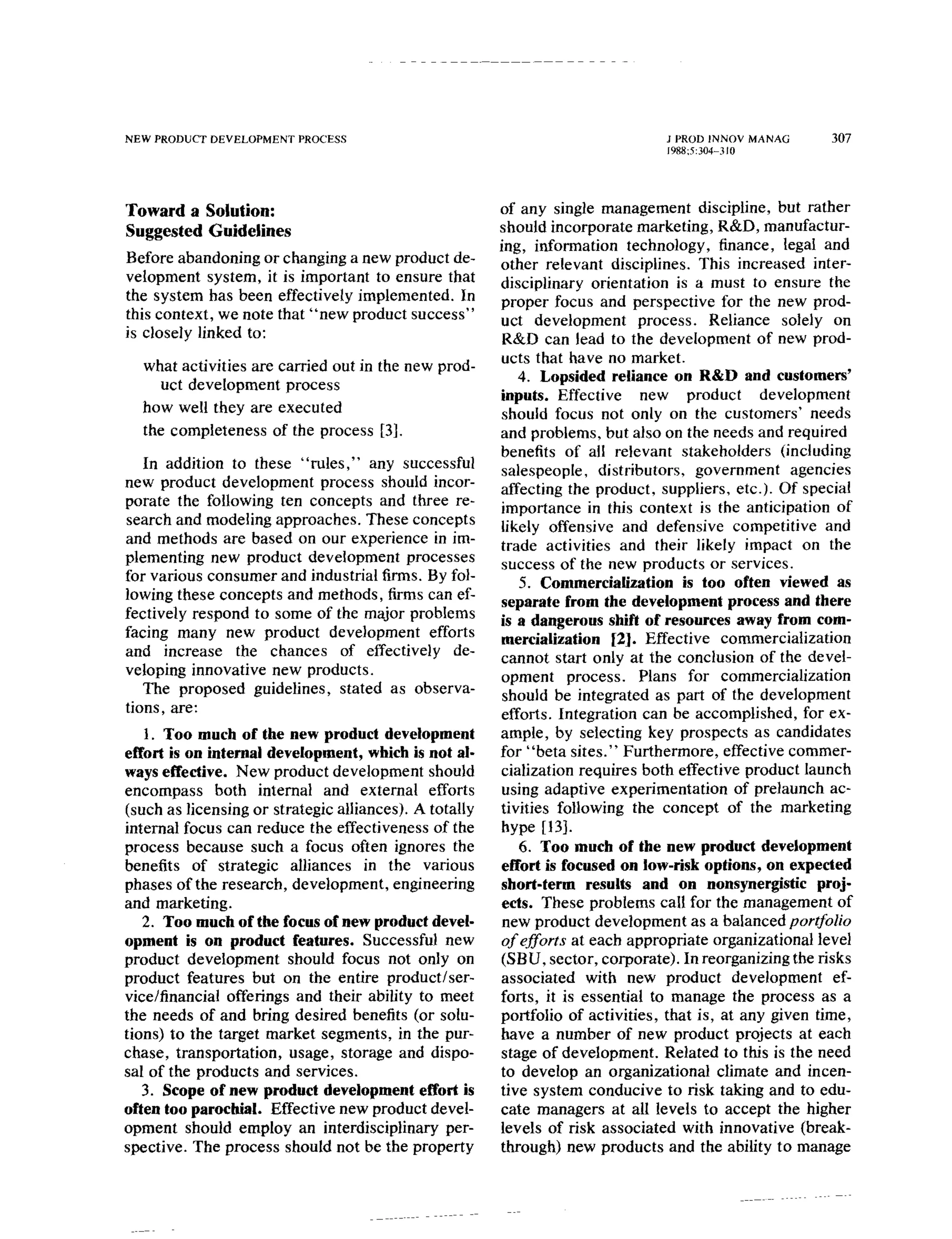 8808 New Product Development Process A Pdf