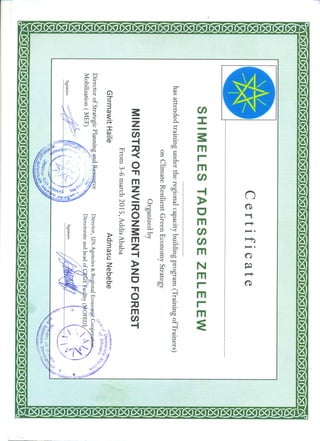 CRGE_TOT Training Certificate