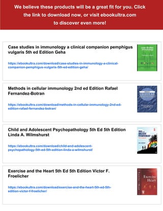 Cellular and Molecular Immunology 5th ed 5th Edition Abul K. Abbas | PDF