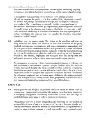 Management Accounting Information for Decision-Making and Strategy ...