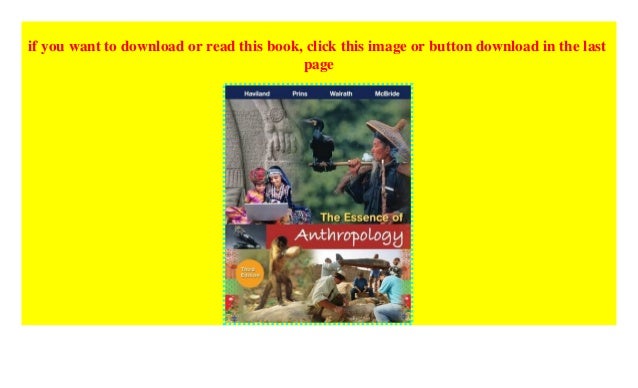 the essence of anthropology pdf download
