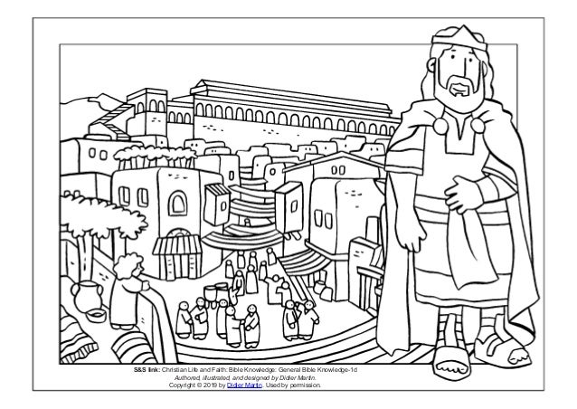 Temple Pages Jerusalem Coloring - Coloring Page Cities Of The Bible The City Of Jerusalem 1 638 