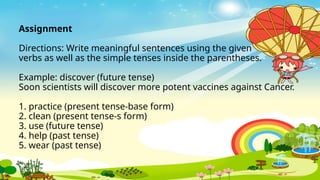 Sentence Using Potent 8835b07267-English-6-Tenses-of-Verb.pptx