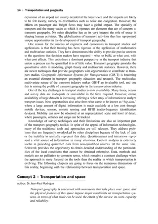 The Geography of Transport Systems 5th Edition Jean-Paul Rodrigue | PDF