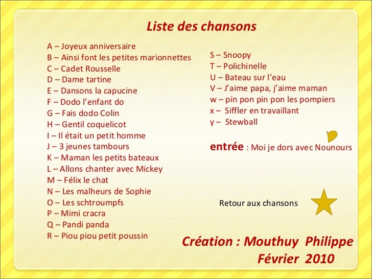 Chansons pour les enfants chansons pour les enfants