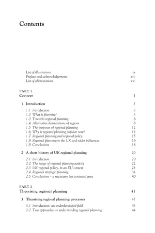 Regional Planning The Natural And Built Environment Series John Glasson ...