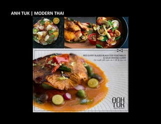 ANH TUK | MODERN THAI
 