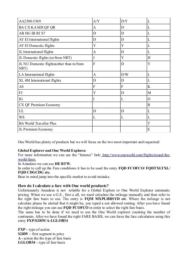 round the world fares