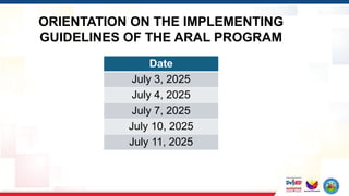 ARAL Program Overview/aral rerading basic and aral reading plus | PPTX