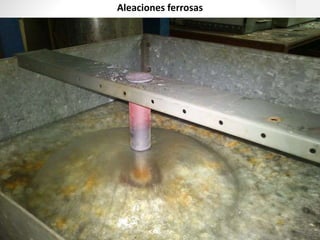 Aleaciones ferrosas
 