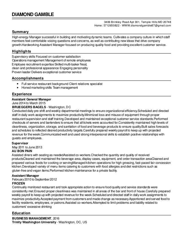 kitchen assistant cv