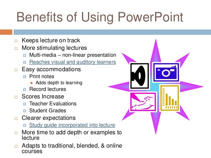benefits of powerpoint presentation in learning