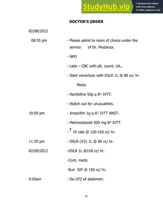 88887820-A-Case-Study-On-Acute-Appendicitis | PDF