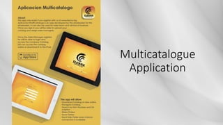 Multicatalogue
Application
 