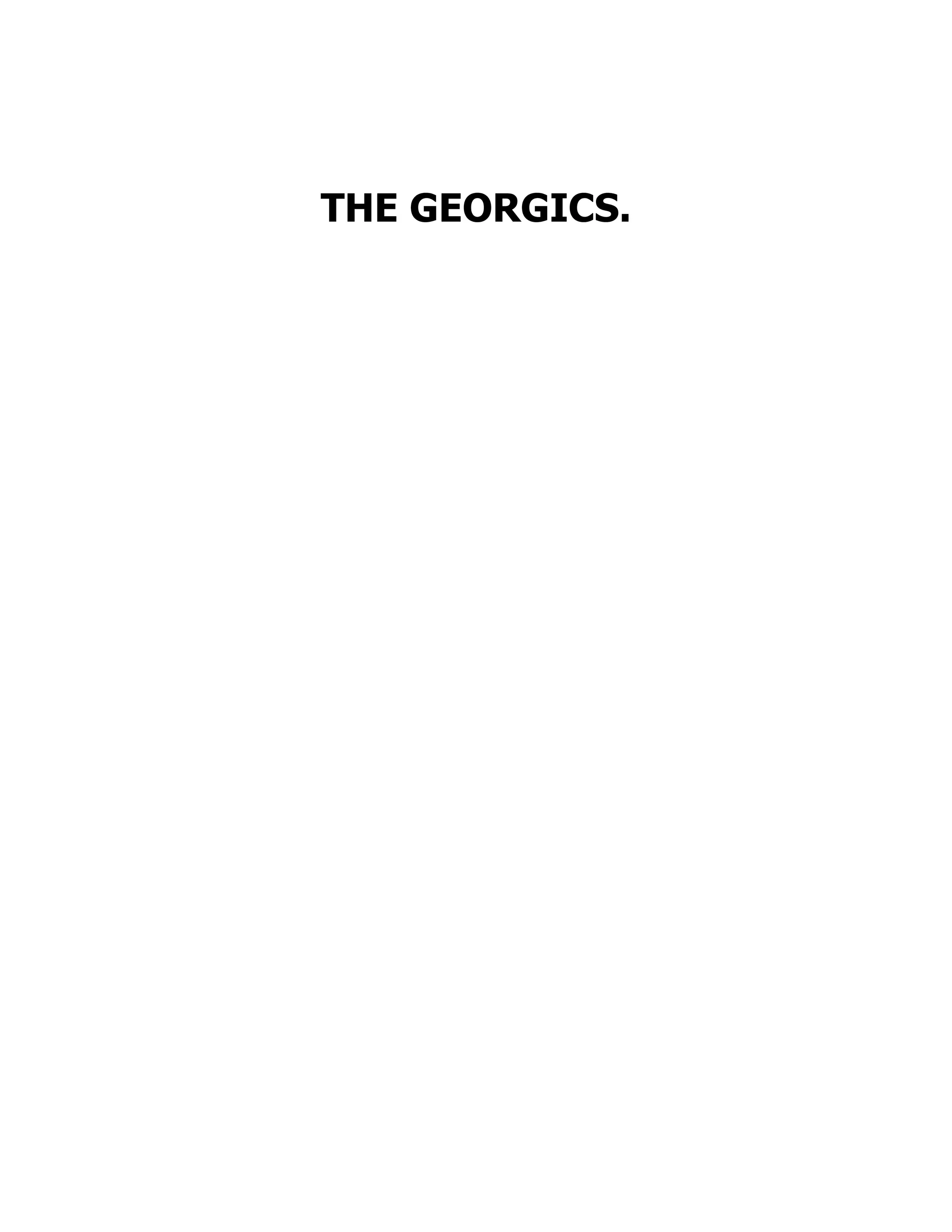 THE GEORGICS.
 