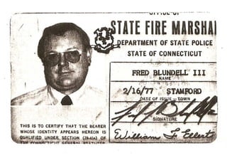 TAlE FIRE MARSHll
EPARTMENT OF STATE POLICE
STATE OF CONNECTICUT
 