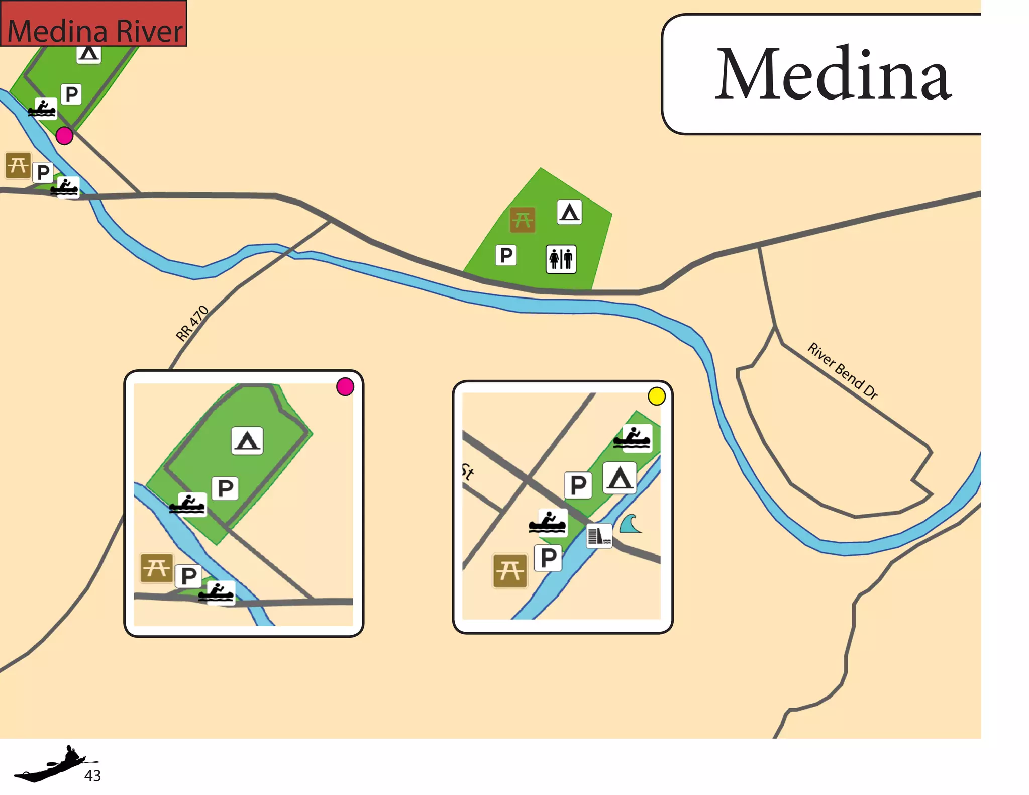 43
Medina River
Medina
 