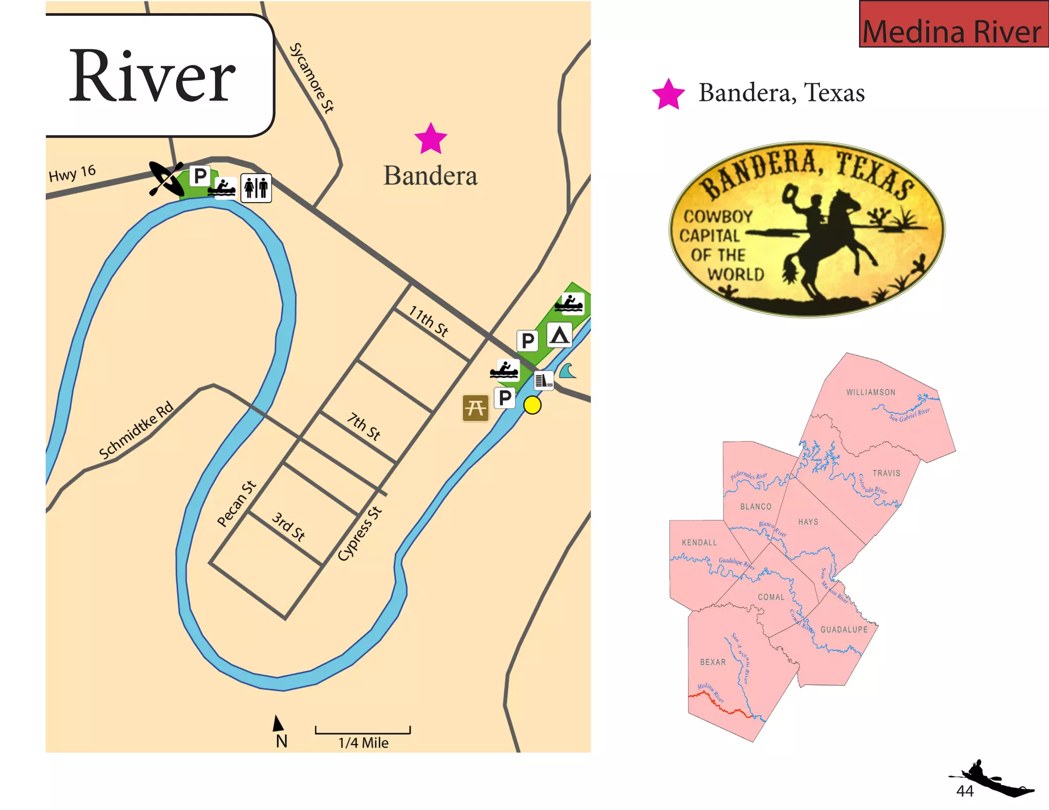 44
Medina River
River Bandera, Texas
 