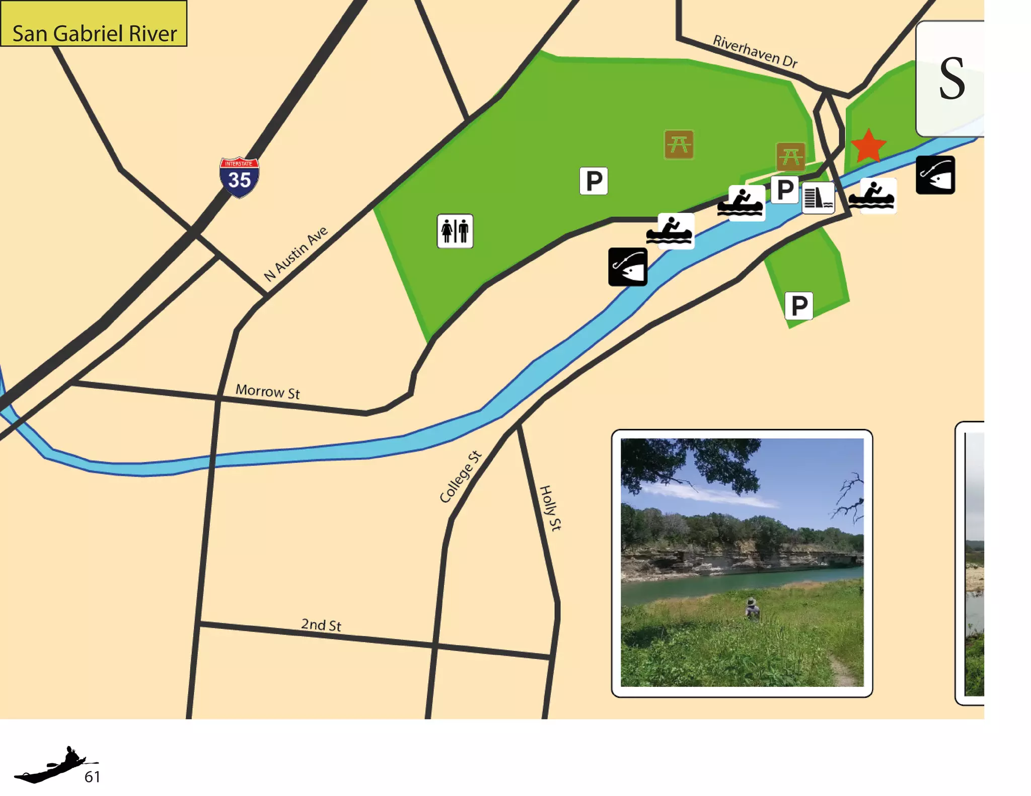 61
San Gabriel River
S
 